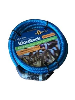 WordLock 6Ft Cable Bike Lock